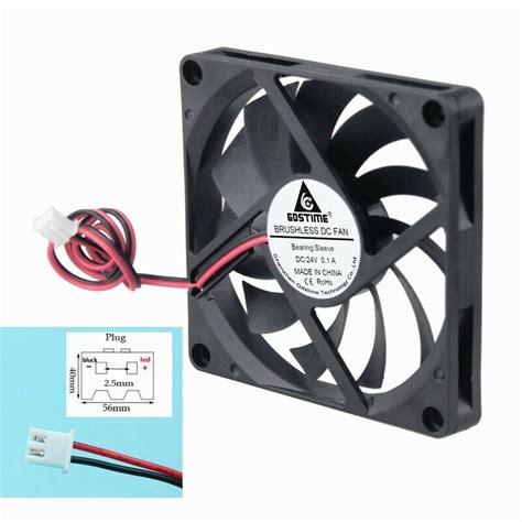 V Mm Cooling Case Fan Dc X X Mm Pc Computer Cooler Cpu