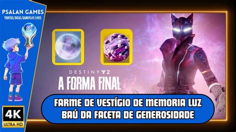 Destiny Final Shape Farme De Vest Gio De Memoria Luz Ba Da