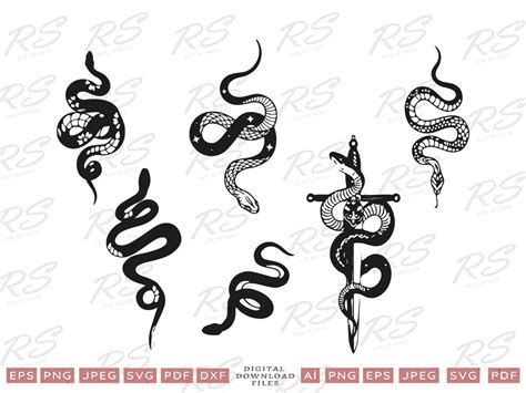 Snake Silhouette Svg Bundle, Snake Svg Bundle, Snake SVG Bundle Files ...