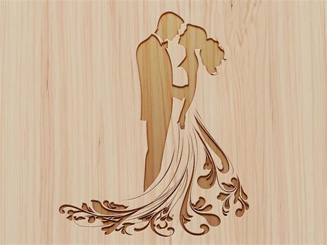 Mariage Couple SVG Silhouette des jeunes mariés Couple Etsy France