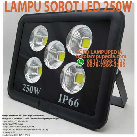 Jual Lampu Sorot Led W Waterproof Ip Toko Lampupedia