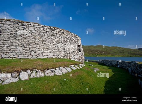 Clickimin Broch And Settlement Lerwick Shetland Isles Scotland