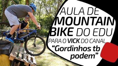 Aula de mountain bike do Edu para o Gordinhos Também Podem Pedaleria