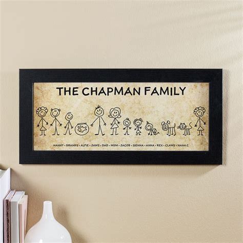 Personalized Family Wall Art With On Screen Previews