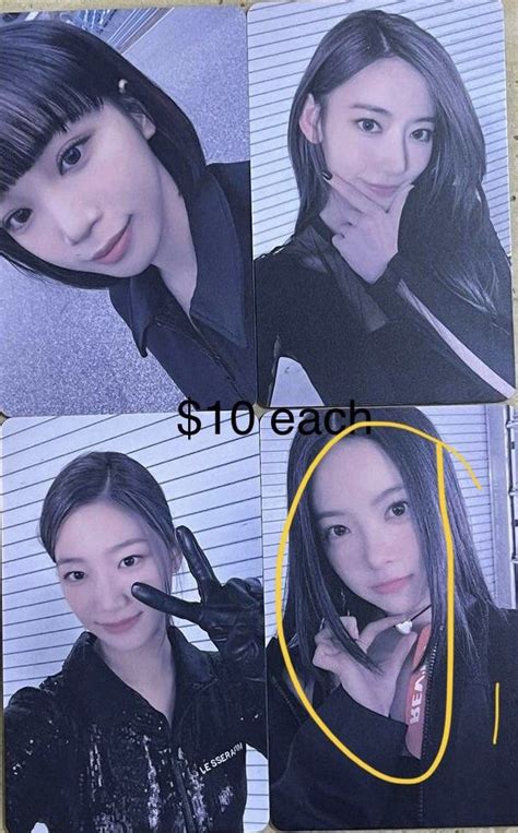 Wts Le Sserafim Pc Photo Cards Chaewon Eunchae Yunjin Kazuha Sakura