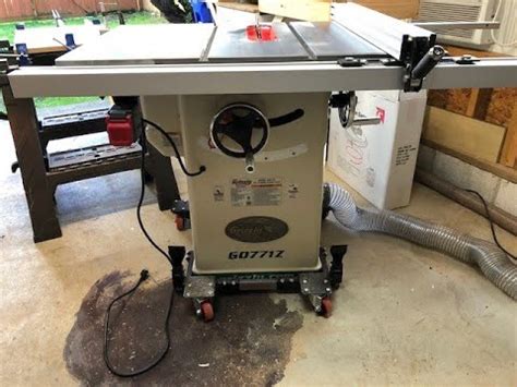 Review Of Grizzly G0771Z Hybrid Table Saw YouTube