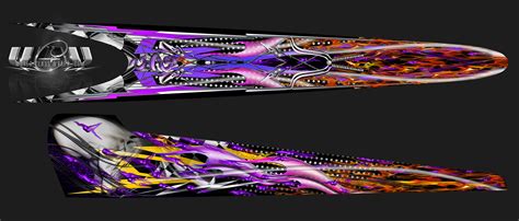 Custom girls designed Junior Dragster graphics wrap