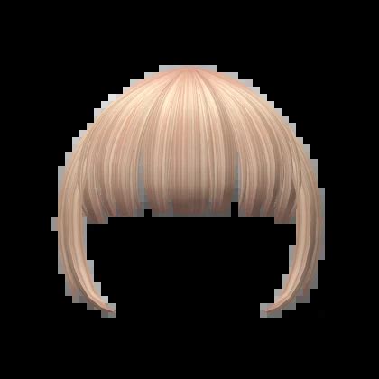 Cute Full Bangs Blonde Roblox Item Rolimon S