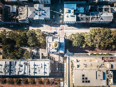 Aerial View Of Savannah Georgia By Stocksy Contributor Kristen Curette And Daemaine Hines