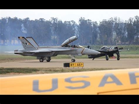 F Demo And Bearcat Us Navy Legacy Flight Central Coast Airfest Santa