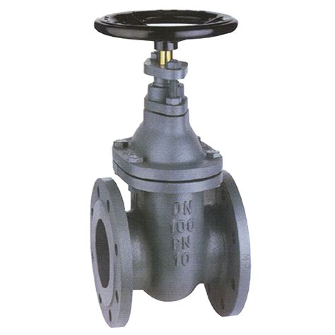 Cast Iron Gate Valve Flanged Pn16 Brass Stem Pn10 Rated Leengate Valves