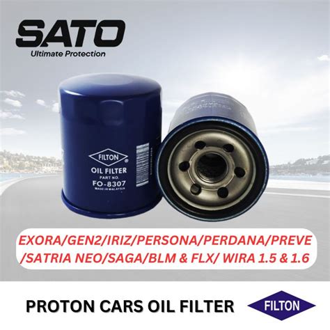 Proton Engine Oil Filter Wira Satria Putra Perdana Waja Gen