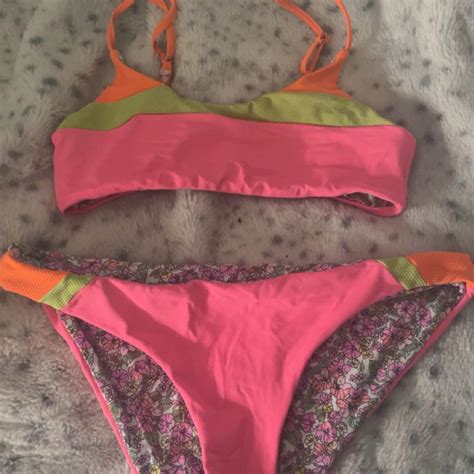 Maaji Reversible Bikini Size Small Top And Bottom Depop