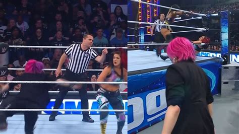 Potential moment Asuka was injured on WWE SmackDown