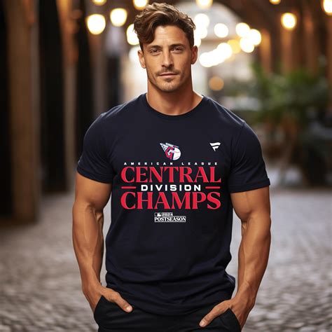 Cleveland Guardians 2024 American League Central Division Champions Unisex T Shirt Up To 4xl