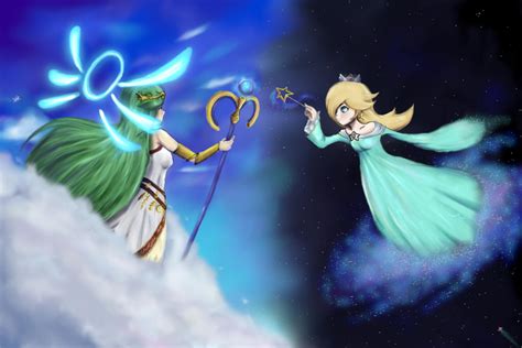 Rosalina Vs Palutena By Owlanmaiden On Deviantart