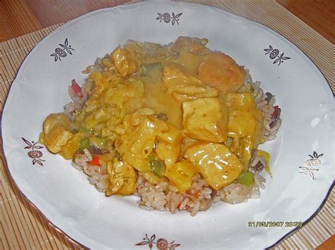 H Hnerbrust In Ananas Curry Sauce Von Kepa Chefkoch