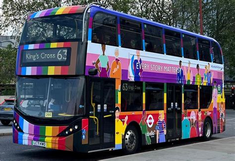 London Pride 2023 Trains And Buses Wrapped In Rainbow Colours Bbc News