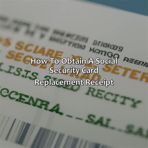 What Does A Social Security Card Replacement Receipt Look Like