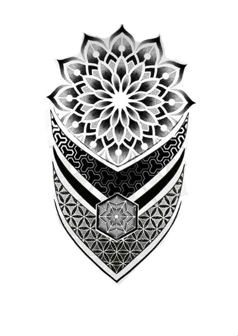 Pin On Tattoo Stencils Geometric Mandala Tattoo Geometric Tattoo Design Geometric Tattoo