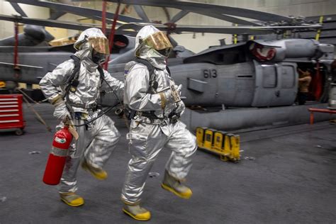 DVIDS Images Sailors Aboard Abraham Lincoln Conduct Firefighting