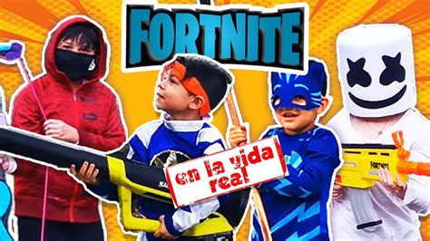 Fortnite En La Vida Real 2 Fortnite Battle Royale En La Vida Real