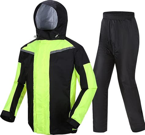 Yxyeceipeno Traje Impermeable De Cuerpo Entero Chubasquero Moto Pareja