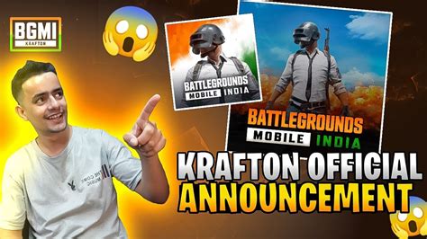 Bgmi Unban Its Krafton Official Announcement YouTube