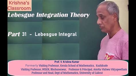 Lebesgue Integration 31 Lebesgue Integral YouTube