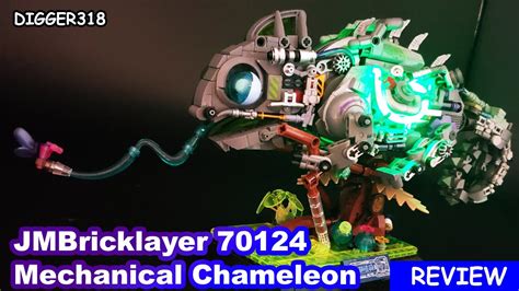 JMBricklayer 70124 Mechanical Chameleon Toy Review 4K YouTube