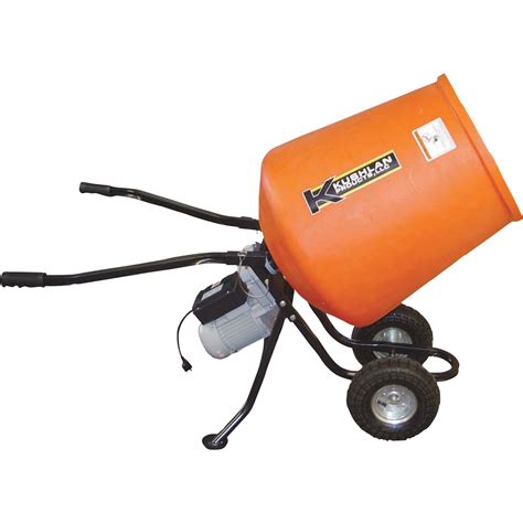 Kushlan Portable Electric Direct Drive Cement Mixer 3 5 Cubic Ft