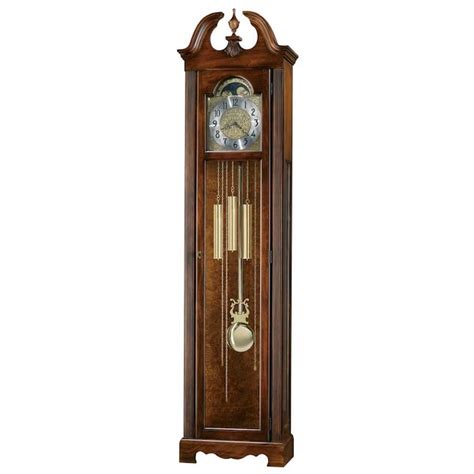 Howard Miller Floor Clock Analog Rectangle Floor Grandfather Clock in ...