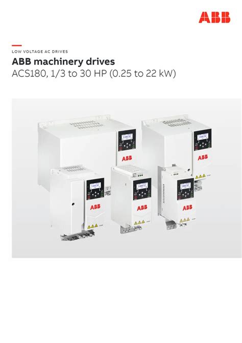 Abb Frequency Drive ACS180 For Industrial Machinery At 20000 In Jaipur