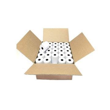 Box Of Mm By Mm Thermal Roll Papers Pieces White