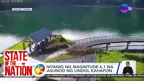 Taiwan Niyanig Ng Magnitude Na Lindol Kasunod Ng Lindol Kahapon