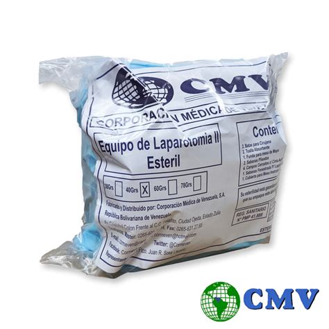 Kit De Laparotomía Ii 40 G Reforzado Unidad Cmv