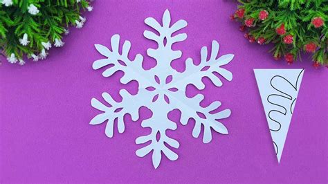 How To Make Paper Snowflakes For Christmas Decor | One Sheet Snowflakes