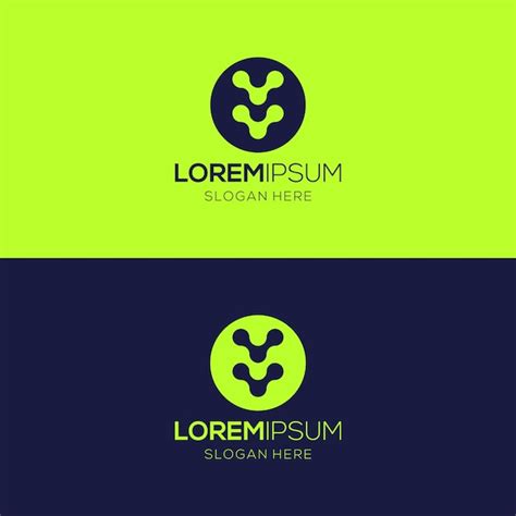 Plantilla De Dise O Del Logotipo De La Letra Vv Vector Premium