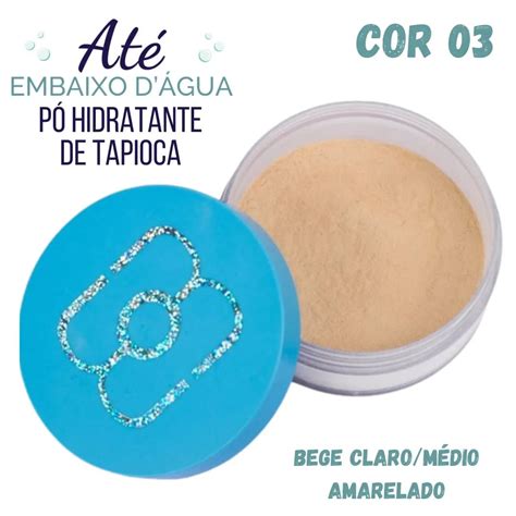 PO HIDRATANTE DE TAPIOCA ATE EMBAIXO DÁGUA COR 03 MARIA MARGARIDA 15G