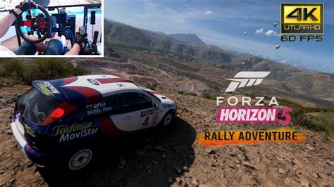 Forza Horizon 5 Rally Adventure 4 Ford Focus Rs 500 Hp W Steering Wheel Shifter 4k 60