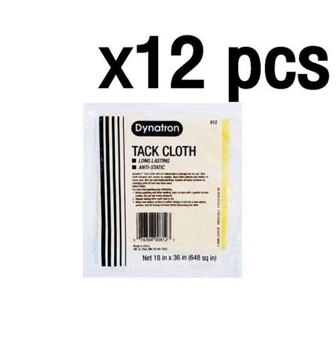 3m 812 12 Pcs ผ้าเหนียวไดนาดรอน สีเหลือง Dynatron Tack Cloth Lazada