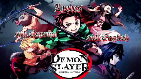 Demon Slayer Gurenge Romaji Lyrics Eng Esp Youtube