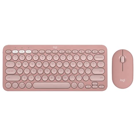 Buy Logitech Pebble 2 Wireless Keyboard And Mouse Combo Silent Touch Technology Tonal Rose