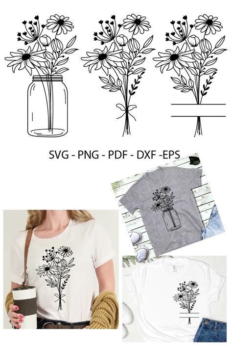 Flower Svg Flower Bundle Svg