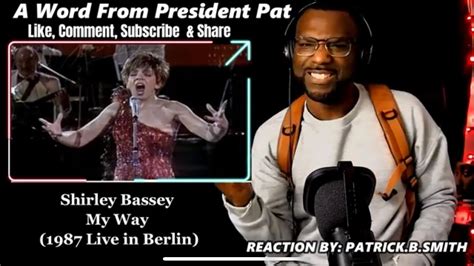 Shirley Bassey My Way 1987 Live In Berlin REACTION VIDEO YouTube