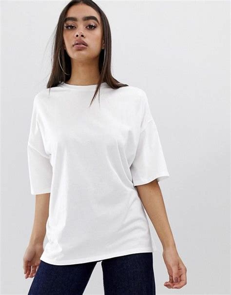 Asos Design T Shirt Ultra Oversize Blanc Délavé Asos T Shirt