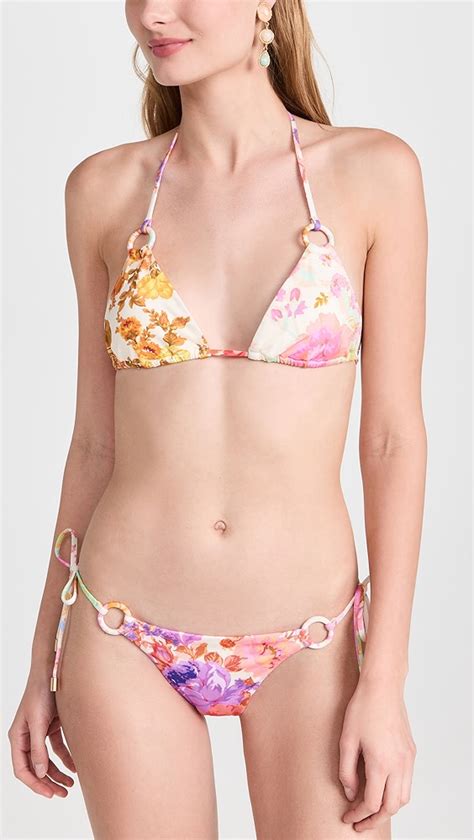 Zimmermann Raie Ring Tie Bikini Set Shopbop