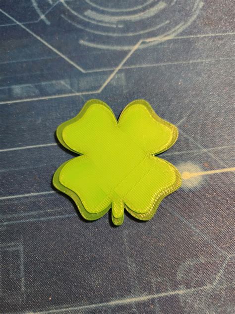 Multi Color 4 Leaf Clover 3d Model By Dfd3d On Thangs