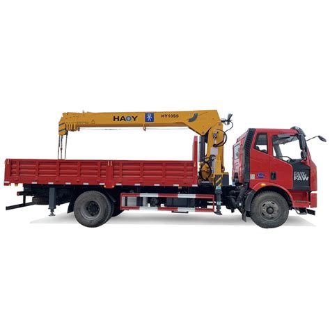 10t Stiff Boom Crane Mounted On Truck For Sale Truck Mounted Crane