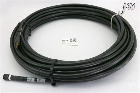 18929 APPLIED MATERIALS CABLE 79 FT RF COAXIAL 13 56 MHZ W CON PARTS